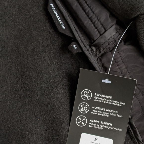 BCBGMaxAzria Jacket Puffer Hooded Zip Front Lightweight Fitted Black M NWT - Picture 13 of 15